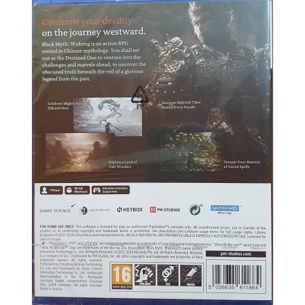 Black Myth: Wukong PS5 Game
