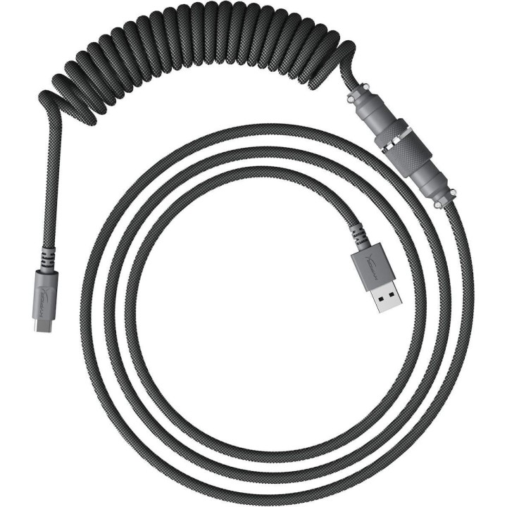 HyperX Spiral USB 2.0 Cable USB-C male - USB-A Γκρι