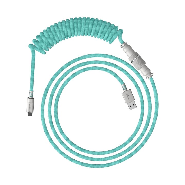 HyperX Spiral USB 2.0 Cable USB-C male - USB-A Πράσινο
