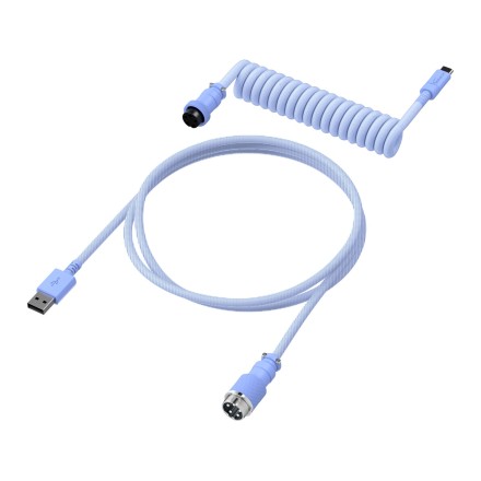 HyperX Spiral USB 2.0 Cable USB-C male - USB-A Μωβ