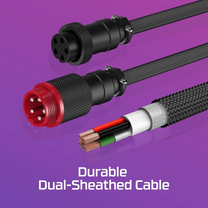 Hyperx Usb-c Coiled Cable Red-black