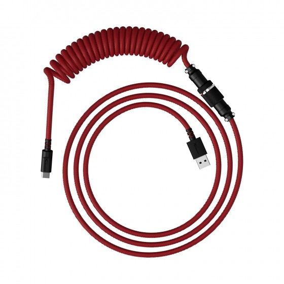 Hyperx Usb-c Coiled Cable Red-black