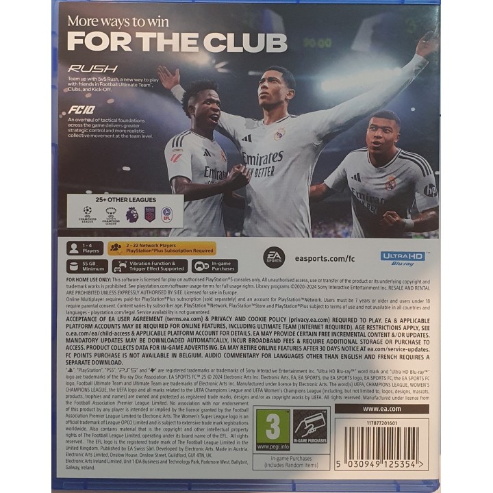 FC 25 EA Sports PS5 Game