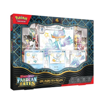 Pokémon Φακελάκια Scarlet & Violet Paldean Fates Premium Collection Box Pokémon 4.5(Quaquaval)