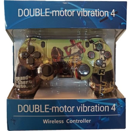 Double-Motor Vibration PS4 Doubleshock Wireless Controller GTA V