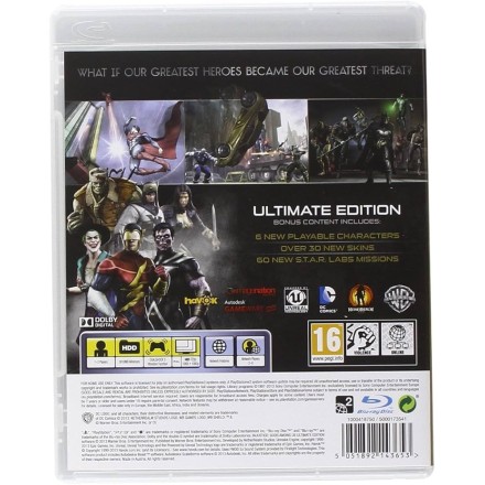 Injustice Gods Among Us Ultimate Edition PS3 GAMES Used-Μεταχειρισμένο