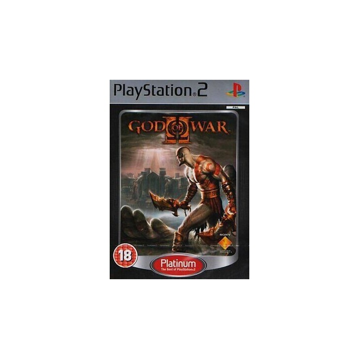 God Of War 2 Platinum PS2 GAMES Used-Μεταχειρισμένο