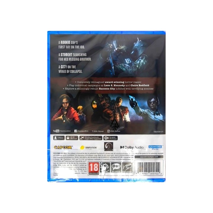 Resident Evil 2 PS5 Game