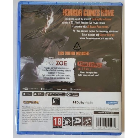 Resident Evil 7 Biohazard Gold Edition PS5 Game