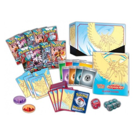 Pokemon Scarlet & Violet Paradox Rift Elite Trainer Box Pokémon Φακελάκια Roaring Moon