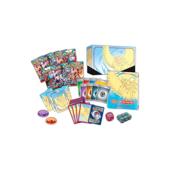 Pokemon Scarlet & Violet Paradox Rift Elite Trainer Box Pokémon Φακελάκια Roaring Moon