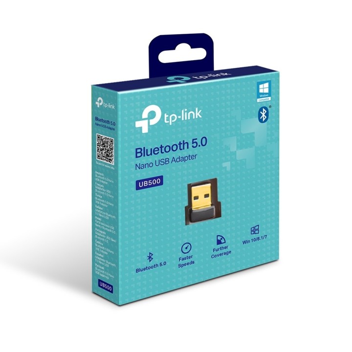 TP-LINK Bluetooth 5.0 nano USB αντάπτορας UB500, Ver. 2.0