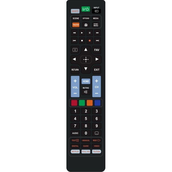 POWERTECH Τηλεχειριστήριο PT-833 για τηλεοράσεις Sony