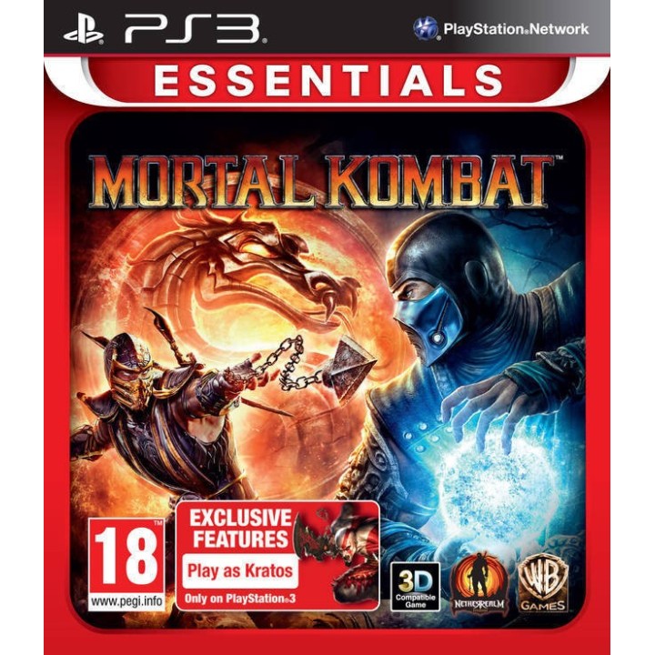 Mortal Kombat ESSENTIALS PS3 GAMES Used-Μεταχειρισμένο