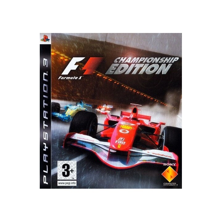 F1 Championship Edition PS3 Games Used-Μεταχειρισμένο(Disk Only)