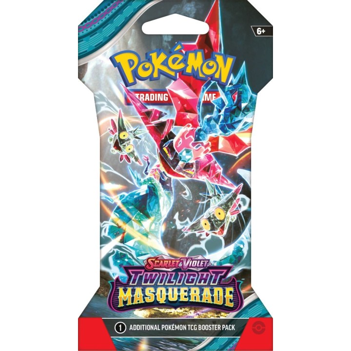 Pokemon Scarlet & Violet Twilight Masquerade Pokémon Φακελάκια Sleeved Booster Pack (Διάφορα Σχέδια) 1τμχ