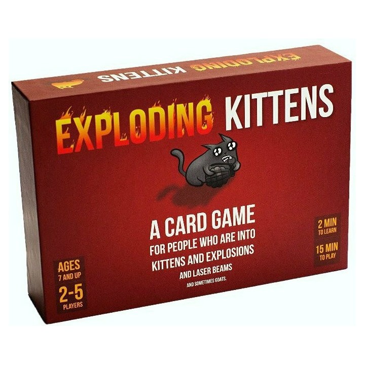 Επιτραπέζιο Παιχνίδι Exploding Kittens για 2-5 Παίκτες 7+ Ετών (EN) Exploding Kittens