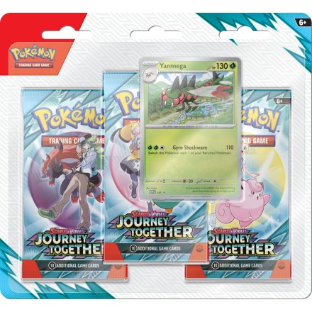 Pokemon SV9 Journey Together 3-Booster Blister(Yanmega)