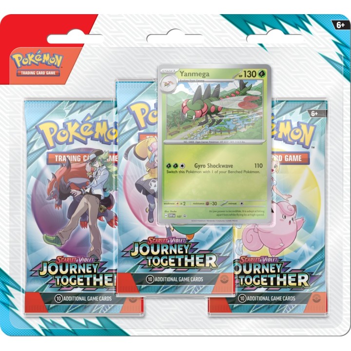 Pokemon SV9 Journey Together 3-Booster Blister(Yanmega)