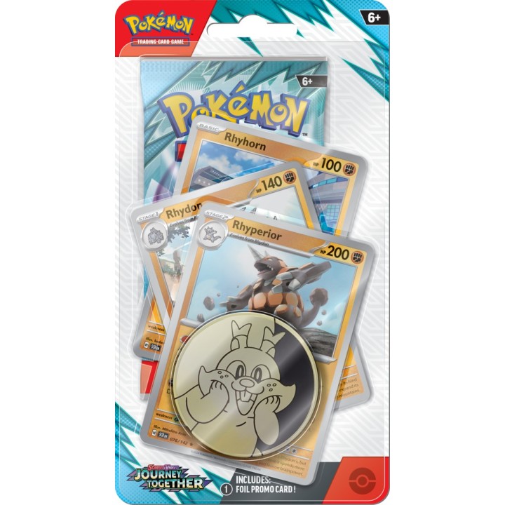 Pokemon SV9 Journey Together Premium Checklane Blister Rhyperior