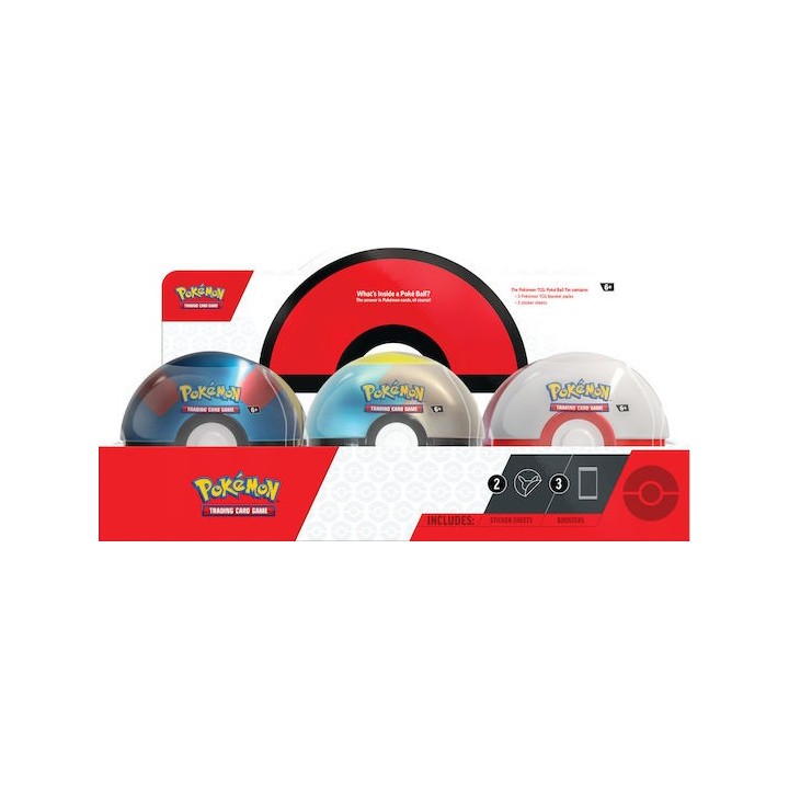 Pokemon Ball Tin 2024 (Διάφορα Σχέδια) 1τμχ
