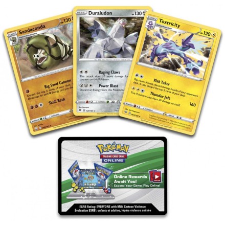 Pokemon Knock Out Collection Pokémon Φακελάκια Version 2 : Toxtricity, Duraludon & Sandaconda