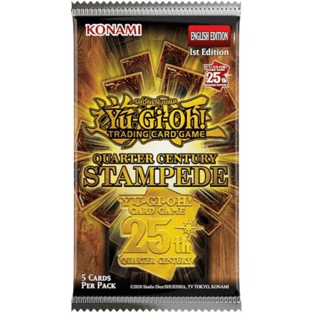 Yu-Gi-Oh! TCG Booster Display - Quarter Century Stampede Φακελάκι(KON190500)