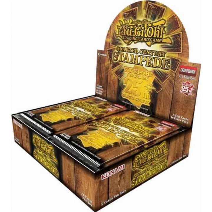 Yu-Gi-Oh! TCG Booster Box Display - Quarter Century Stampede Κουτί με 24 φακελάκια