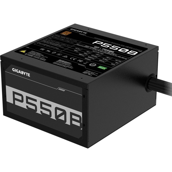 Gigabyte P550B 550W Μαύρο Τροφοδοτικό Υπολογιστή Full Wired 80 Plus Bronze