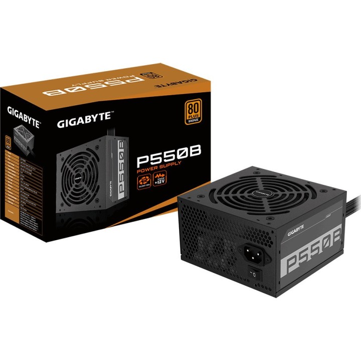 Gigabyte P550B 550W Μαύρο Τροφοδοτικό Υπολογιστή Full Wired 80 Plus Bronze