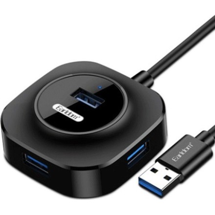 Earldom USB 2.0 Hub 4 Θυρών με σύνδεση USB-A(HUB06)
