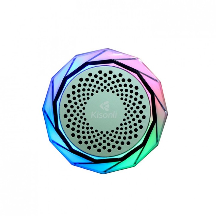 Ηχεἰο Kisonli Q6C, Bluetooth, RGB Μαύρο 5 Watt Μαγνητικό