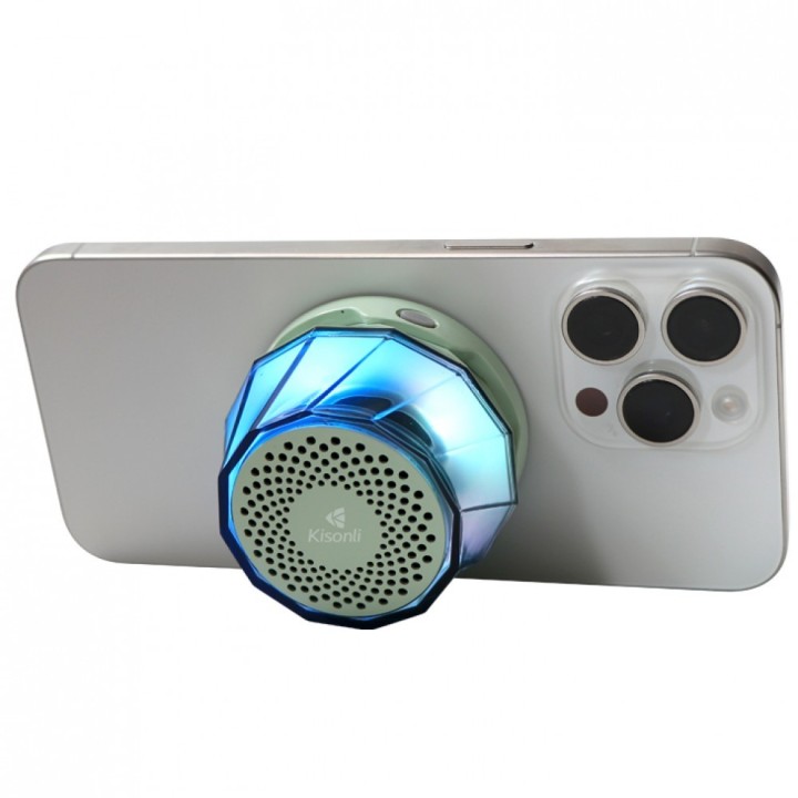 Ηχεἰο Kisonli Q6C, Bluetooth, RGB Μαύρο 5 Watt Μαγνητικό
