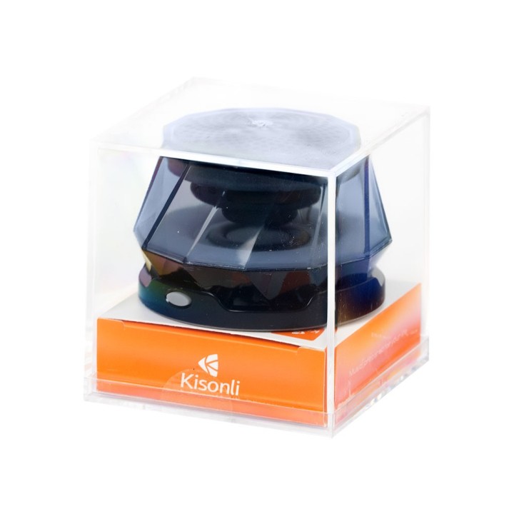 Ηχεἰο Kisonli Q6C, Bluetooth, RGB Μαύρο 5 Watt Μαγνητικό
