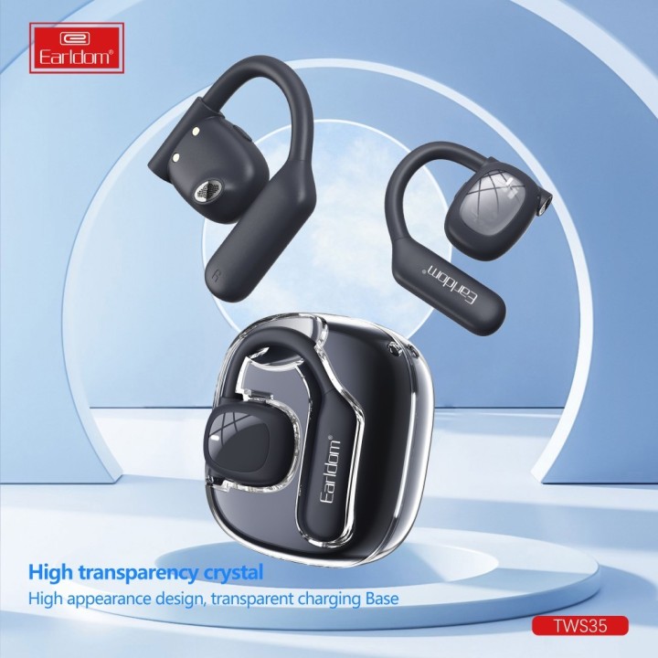 Ακουστικά Bluetooth Earldom TWS35 Zero Noise Black