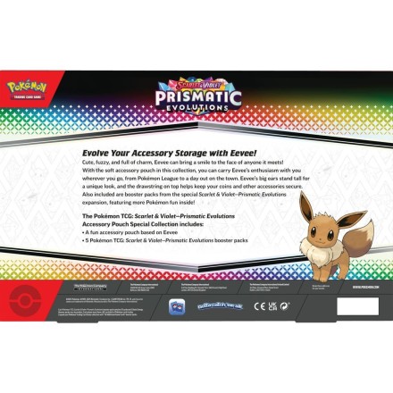 Pokemon SV8.5 Prismatic Evolutions Accessory Pouch Special Collection