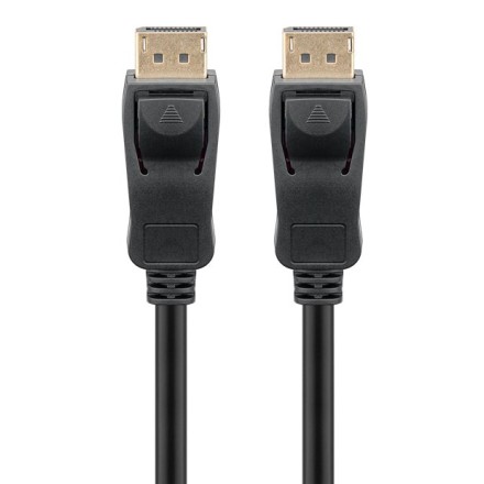 GOOBAY καλώδιο DisplayPort 74744, 8K/120Hz, 40 Gbps, 2m, μαύρο