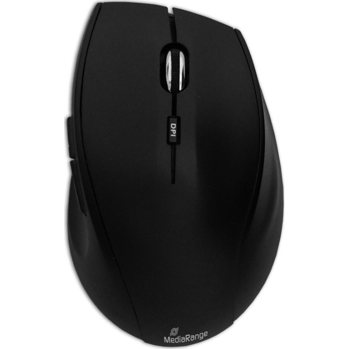 MediaRange Wireless Keyboard & Mouse Combo Highline Series (Black/Silver) (MROS105-GR)