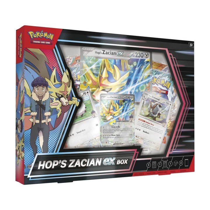 Pokémon TCG: Hops Zacian ex Box
