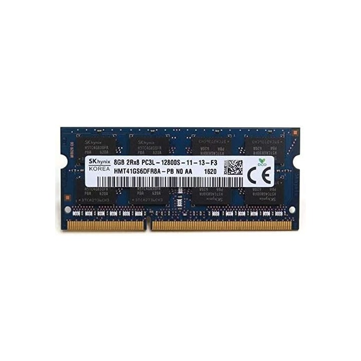 SK Hynix HMT41GS6DFR8A-PB 8GB DDR3L-1600 SODIMM PC3L-12800S Dual Rank x8 Module 863492-001