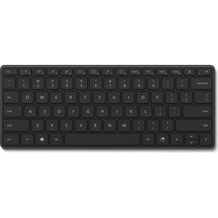 Microsoft Designer Compact Ασύρματο Bluetooth Πληκτρολόγιο Ελληνικό Μαύρο(21Υ-00026)