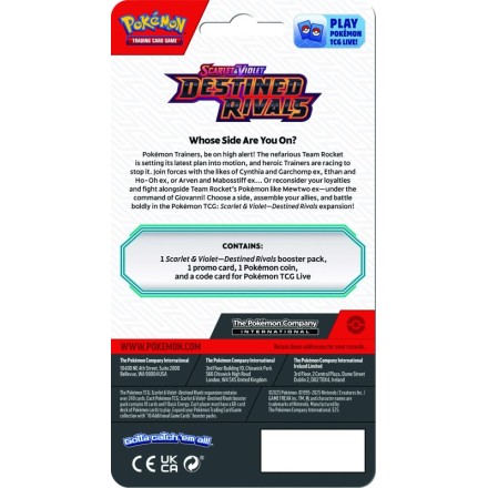 Pokemon SV10 Destined Rivals Checklane Blister (Eevee)(POK101583)