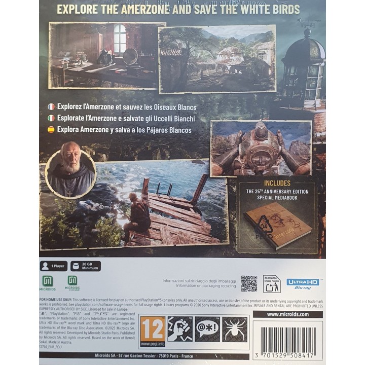 Amerzone - The Explorer's Legacy Limited Edition PS5 Game
