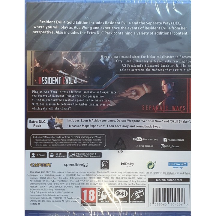 Resident Evil 4 Gold Edition PS5 Game