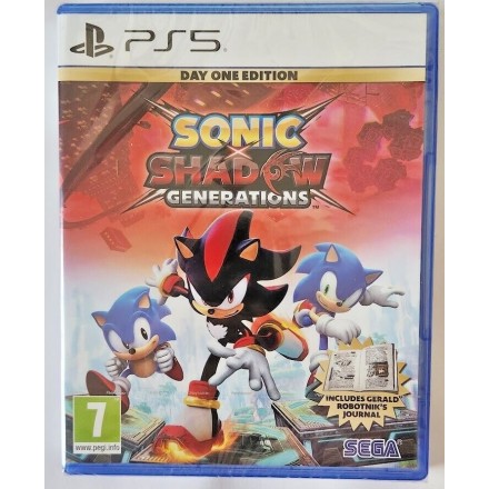 Sonic x Shadow Generations Day One Edition PS5 Game (Journal & Retro DLC Skin)