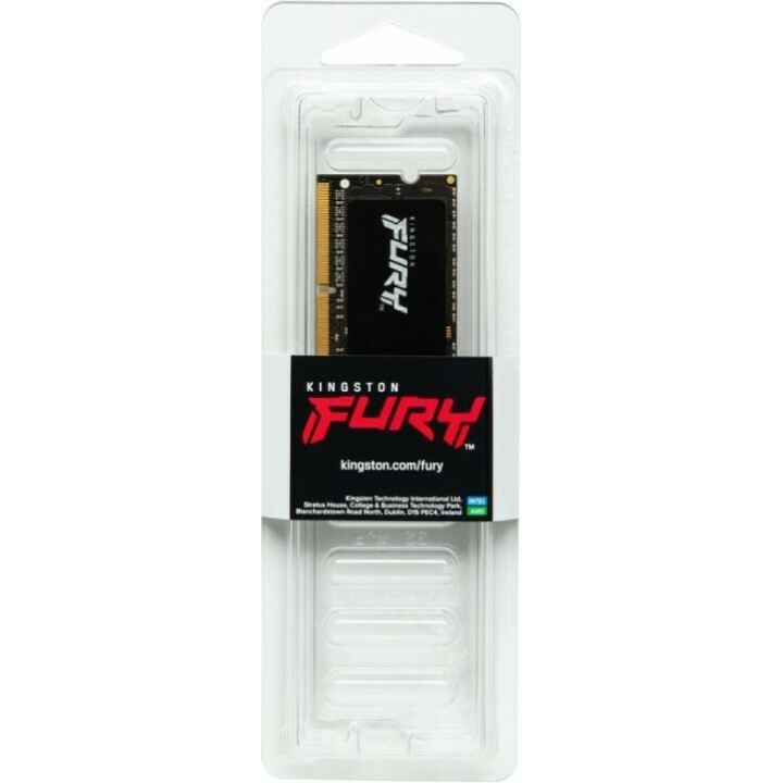 Kingston Fury Impact 32GB DDR4 RAM με 2 Modules (2x16GB) και Ταχύτητα 3200 για Laptop