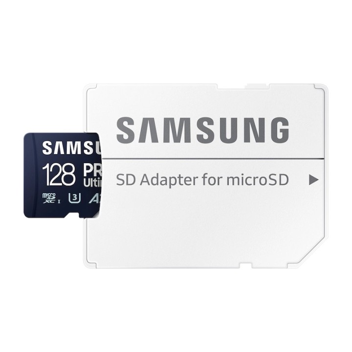 Samsung PRO Ultimate microSDXC 128GB Class 10 U3 V30 A2 UHS-I με αντάπτορα