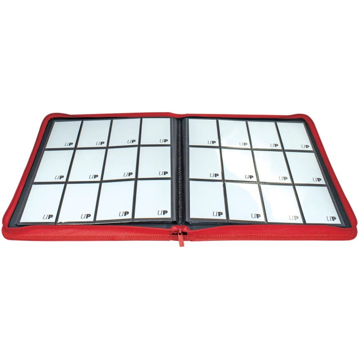 Ultra Pro 12-Pocket Zippered Pro-Binder Binder Red