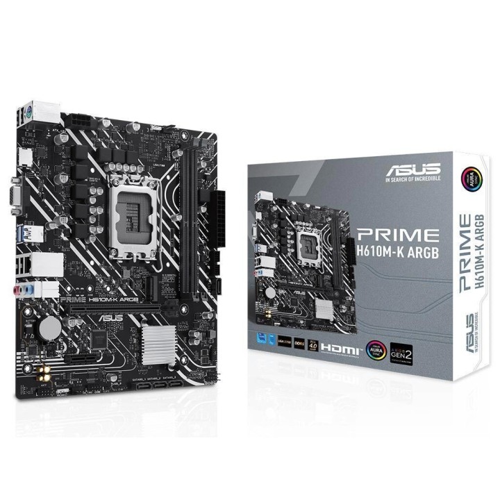 Asus Prime H610M-K ARGB Motherboard Micro ATX με Intel 1700 Socket
