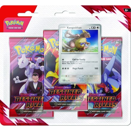 Pokemon SV10 Destined Rivals 3-Booster Blister(Kangaskhan)